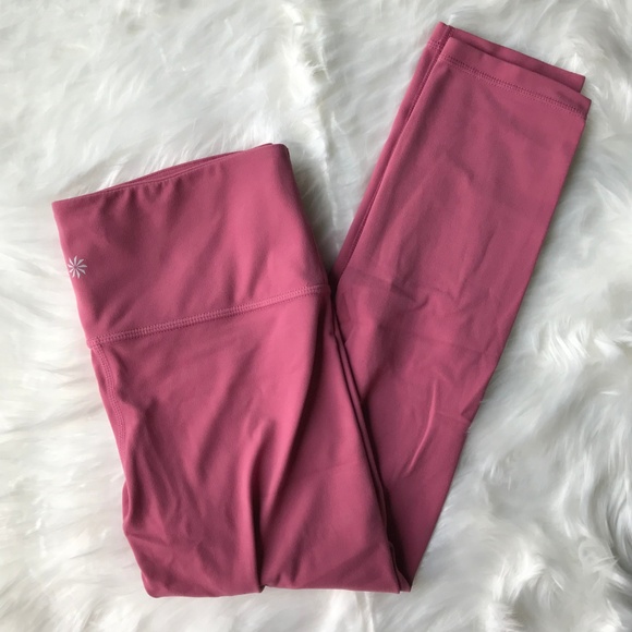 NWOT Athleta Pink Elation Capri Leggings - Picture 6 of 6